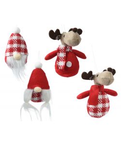 Decori peluche renna o gnomo