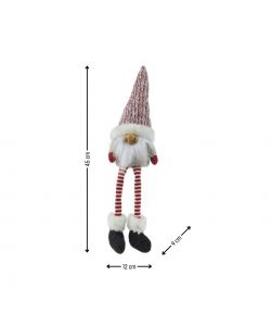 Decoro Gnomo di Natale - h 45 cm