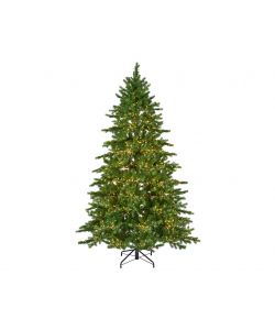 Albero di Natale Preilluminato Verde 210 cm con 4000 LED