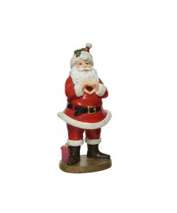 Statuina Babbo Natale in poliresina 21h cm