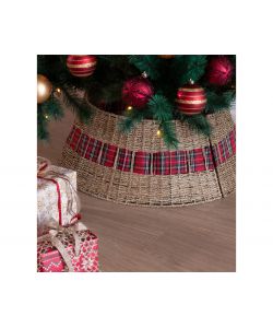 Cesto porta albero tartan grande