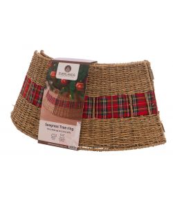 Cesto porta albero tartan grande