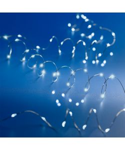 Lumineo Ghirlanda Luminosa LED Freddo Argento Elegante - 295 cm