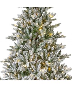 Albero Allison innevato con led 180cm