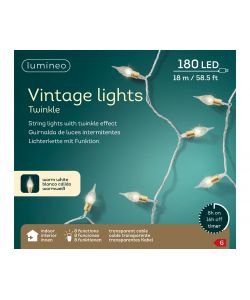 180 luci led vintage