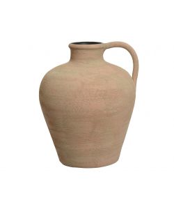 Kaemingk Brocca in Terracotta Beige 28x37 cm - Vaso Decorativo Rustico