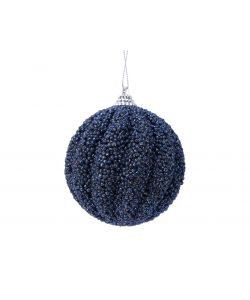 Sfera extra glitter blu 80mm