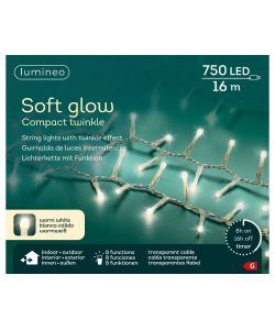 Filo 750 luci Soft Glow trasparente