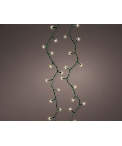 Luci per albero 96 LED bianco caldo