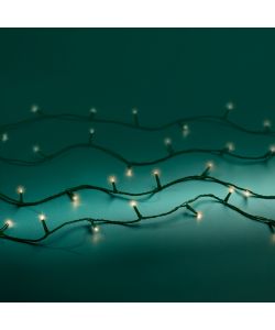 Luci per albero 96 LED bianco caldo