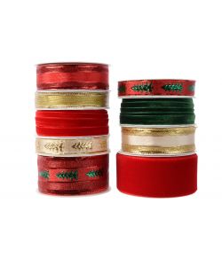 Ribbon Natalizio in varianti e misure assortite