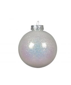 Decoris Sfera Natalizia Infrangibile - Effetto Iridescente - 8 cm