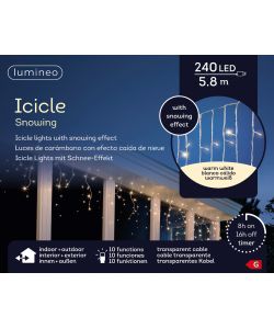 Tenda Interno e Esterno 240 led luce bianca 5,8m