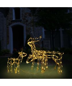 Decorazioni di Natale a Forma di Renne 3 pz 229 LED