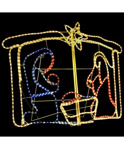 Nativit Decorazione di Natale 240 LED 116x41x87 cm