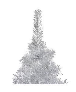 Albero di Natale Artificiale con Supporto Argento 150 cm PET