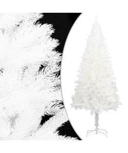 Albero di Natale Artificiale con Aghi Realistici Bianco 120 cm