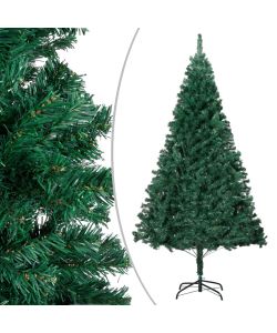 Albero di Natale Artificiale con Rami Folti Verde 150 cm PVC