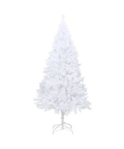 Albero di Natale Artificiale con Rami Folti Bianco 150 cm PVC