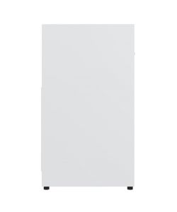 Armadio da Bagno Bianco 60x33x61 cm in Legno Multistrato