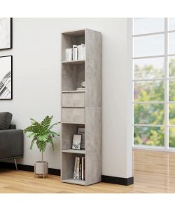 Libreria Grigio Cemento 36x30x171 cm in Truciolato