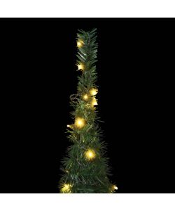 Albero di Natale Artificiale Pop-up Stringa a LED Verde 180 cm