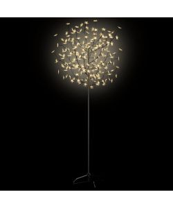 Albero di Natale 200 LED Bianco Caldo Ciliegio in Fiore 180 cm