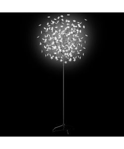 Albero di Natale 200 LED Bianco Freddo Ciliegio in Fiore 180 cm