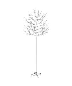 Albero di Natale 220 LED Bianco Caldo Ciliegio in Fiore 220 cm