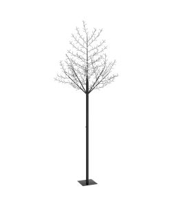 Albero di Natale 600 LED Bianco Caldo Ciliegio in Fiore 300 cm