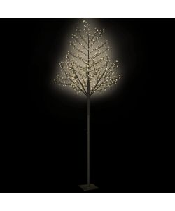 Albero di Natale 600 LED Bianco Caldo Ciliegio in Fiore 300 cm