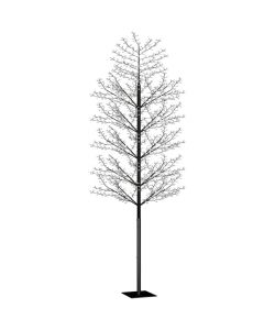 Albero di Natale 2000 LED Bianco Caldo Ciliegio in Fiore 500cm