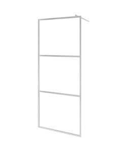 Parete per Doccia Walk-in in Vetro Trasparente ESG 140x195 cm