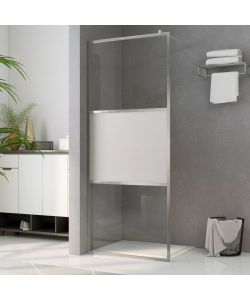 Parete per Doccia Walk-in Vetro Semi Smerigliato ESG 90x195 cm