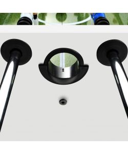 vidaXL Tavolo Calcio Balilla Bianco 140x74,5x87,5 cm in Acciaio