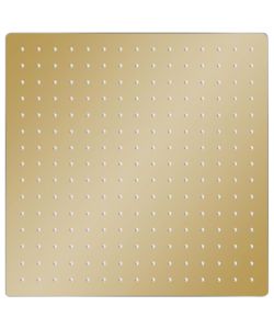 Testa Doccia a Pioggia in Acciaio Inox 40x40 cm Quadrata Oro