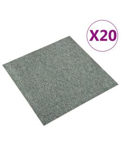 Quadrotte di Moquette 20 pz 5 mq 50x50 cm Verdi