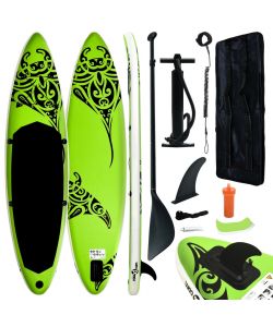 Set Tavola Gonfiabile da SUP 305x76x15 cm Verde