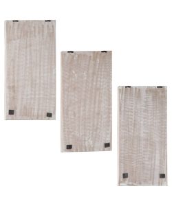 Hand-Carved Wall Panels 3 pcs MDF 40x60x1,5 cm