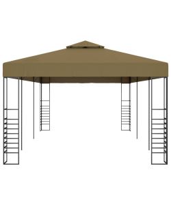 Gazebo da Giardino 6x3x2,7 m Grigio Talpa 180 g/m