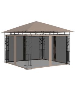 Gazebo con Zanzariera 3x3x2,73 m Talpa 180 g/m