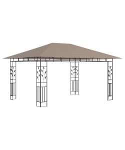 Gazebo con Zanzariera 4x3x2,73 m Talpa 180 g/m