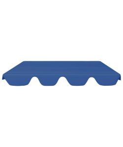 Baldacchino per Dondolo da Giardino Blu 150/130x70/105 cm