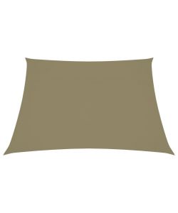 Parasole a Vela in Tela Oxford Quadrata 4x4 m Beige