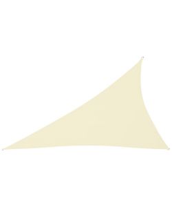 Parasole a Vela Oxford Triangolare 3x4x5 m Crema