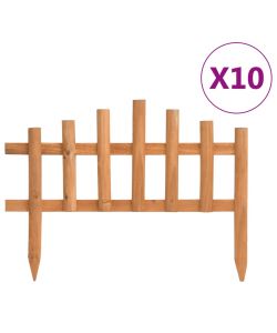 Bordature per Prato 10 pz in Legno di Abete 4,4 m 314846