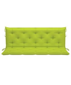 Cuscino per Dondolo Verde Brillante 150 cm in Tessuto