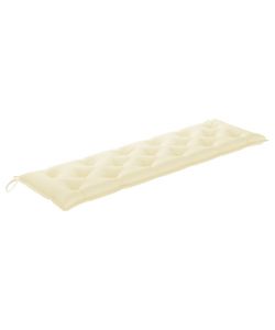 Cuscino per Dondolo Bianco Crema 180 cm in Tessuto