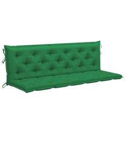Cuscino per Dondolo Verde 180 cm in Tessuto