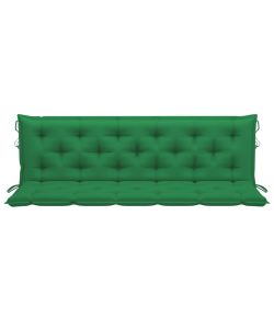 Cuscino per Dondolo Verde 180 cm in Tessuto